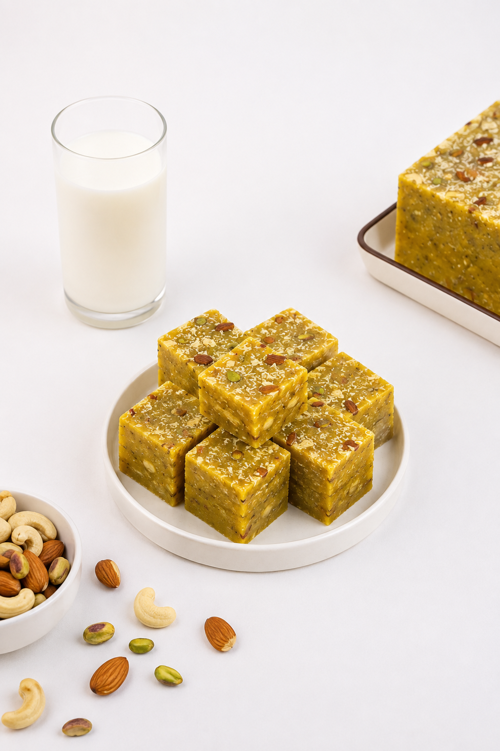 Milk dry Fruit Halwa